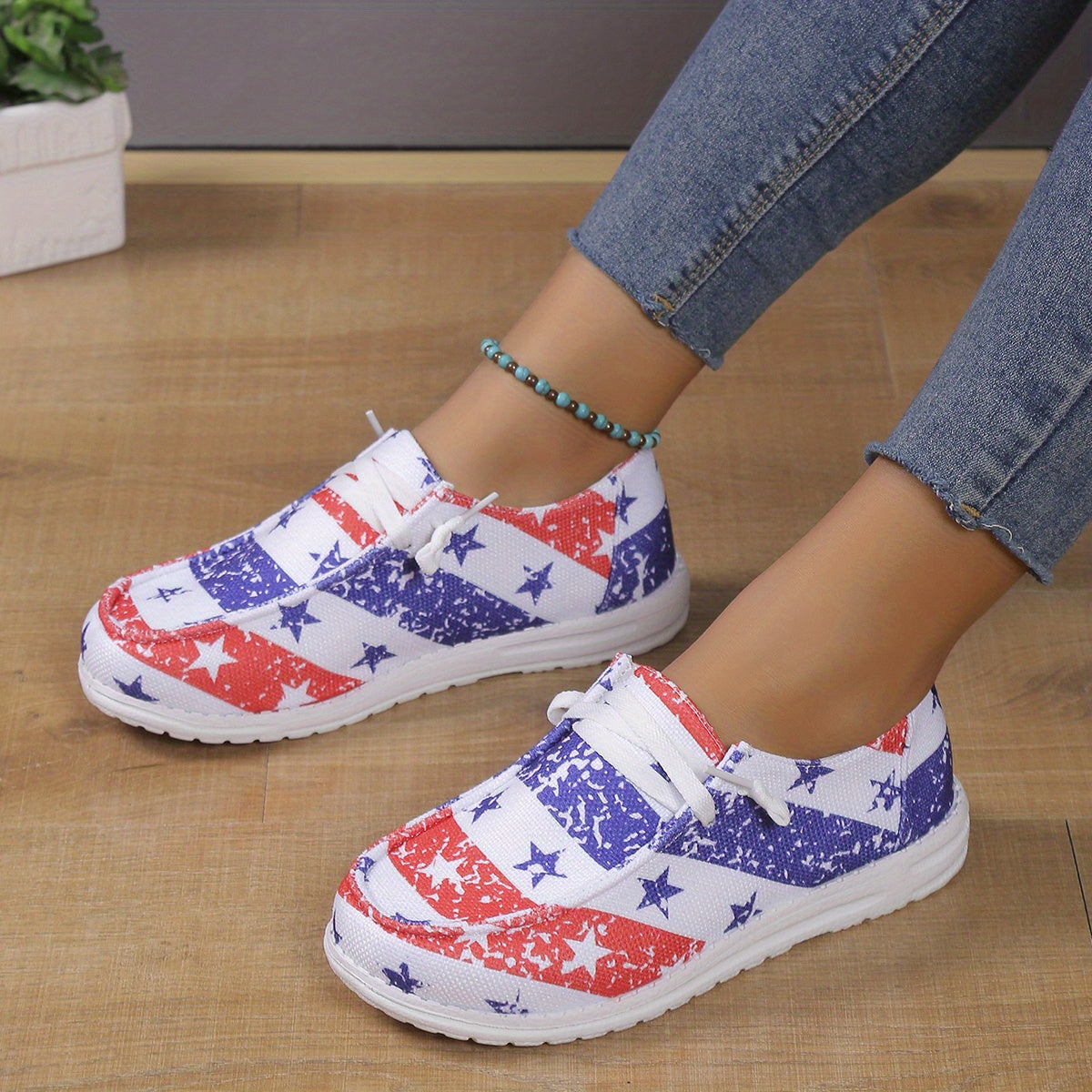 Lightweight Slip On Sneakers, Solid Color Flat Shoes