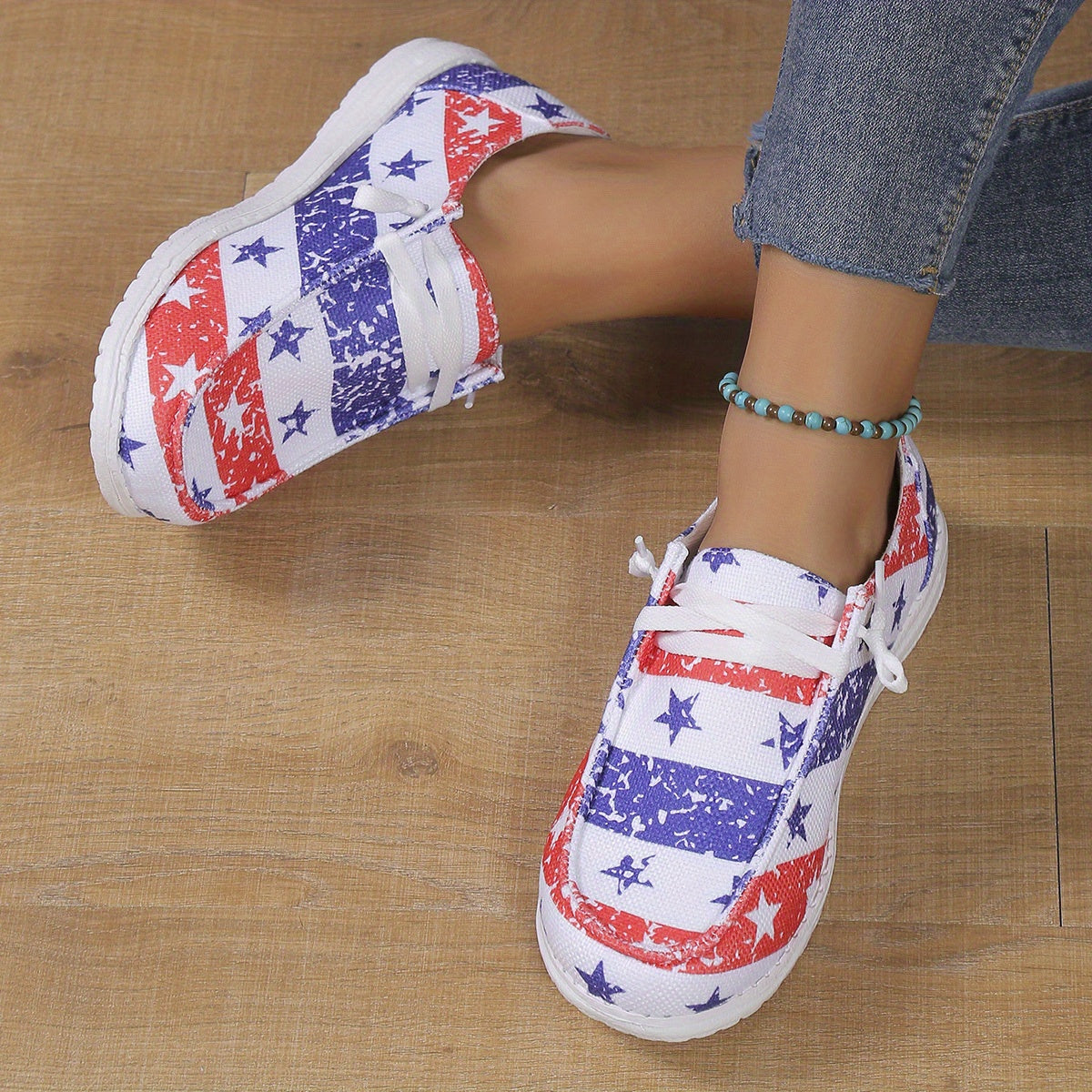Lightweight Slip On Sneakers, Solid Color Flat Shoes